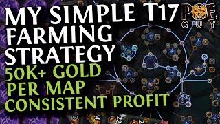 POE 3.25 - HOW I FARM MY T17 MAPS / 50.000+ GOLD PER MAP & GOOD CONSISTENT PROFIT