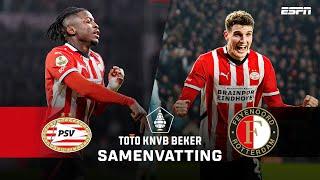 🫡 GUUS TIL doet OUDE CLUB PIJN in BEKERTOPPER  | Samenvatting PSV - Feyenoord