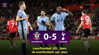 Саутгемптон Тоттенхэм. Обзор матча АПЛ. 16 тур. Southampton Tottenham. Highlights. round 16.