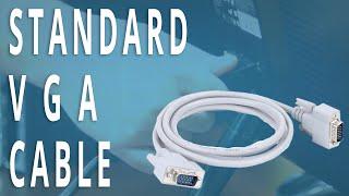 Easy To Use Economy VGA Cable - Perfect For Video On A Budget!