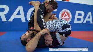 Victor Estima and Lachlan Giles post training discussion: K Guard and the Inverted Triangle