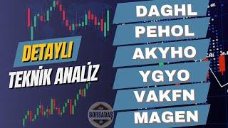 DAGHL | PEHOL | AKYHO | YGYO  | VAKFN | MAGEN  DETAYLI HİSSE ANALİZİ