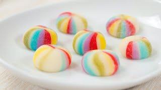 Colorful Marble Mochi | Natural Food Color 彩色琉璃麻糬 天然色素