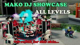 TDS UPDATE New MAKO DJ SKIN SHOWCASE! (749 robux...) || Tower Defense Simulator