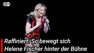 Raffiniert: So bewegt sich Helene Fischer hinter der Bühne  | SH News German  #garmany