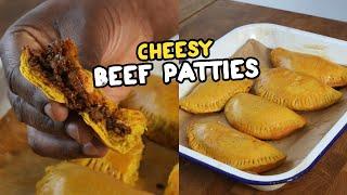 Jamaican Beef Patties | Cheesy Beef! | SUPER EASY RECIPE