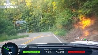 McLaren 650S and Porsche Cayman S on Tail of the Dragon