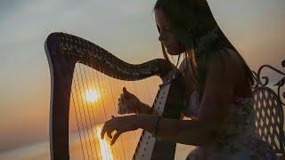 Heavenly Harp Instrumental  Peaceful Harp Background Music to Relax