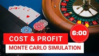 Estimate Cost and Profit using Monte Carlo Simulation in Excel