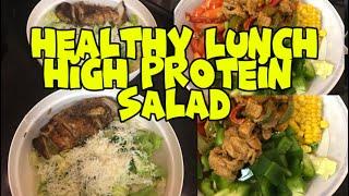 HIGH PROTEIN AND LOW CARBS SALAD ||HEALTHY LUNCH