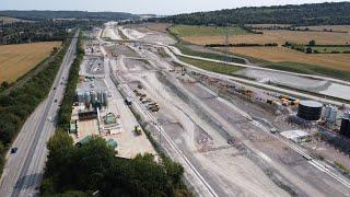 HS2 Construction - Wendover Green Tunnel North Tunnel portal