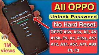 How to unlock oppo mobile Oppo mobile ka lock kaise tode oppo mobile ka password lock kaise tode