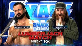 Drew McIntyre Vs Sami Zayn - Lumberjack Match - WWE Smackdown 22/04/2022 (En Español)