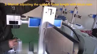 How to  operate Rotary Axis of Fiber Laser Marking Machine  for alumnium copper .sliver etc