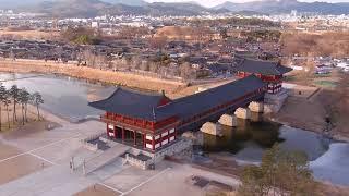 경상북도 경주 월정교 드론 힐링영상 [ A drone Healing Video of Woljeonggyo in Gyeongju, Gyeongsangbuk-do, Korea ]