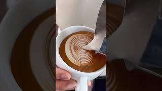 라떼아트 로제타의 정석. rosetta latte art