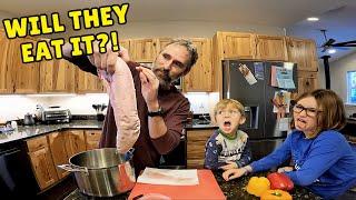 Alaska Grocery Haul + Kids FREAK OUT Over Beef Tongue Tacos!