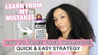 How To Price Your Products Correctly! Retail & Wholesale Easy Strategy | Small Online Business Owner