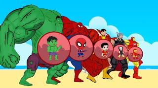 Evolution Of HULK PREGNANT, SHAZAM, SPIDER-MAN, THOR, IRON MAN : Who Is The King Of Super Heroes?