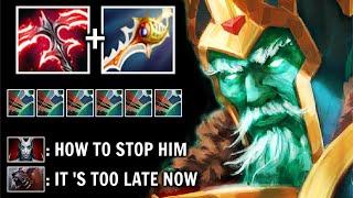 DESOLATOR LVL 2 + Divine Rapier WK vs Ursa Late Crazy 30 Level Battle Very Hard Early Game Dota 2