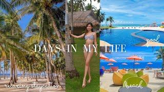 Days In My Life️ relaxing staycation at south palms, beach & tropical-styled rooms  