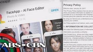 Eksperto nagbabala sa mga gumagamit ng viral na FaceApp | TV Patrol