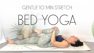 Gentle Yoga in Bed! | 30 Day Yoga Challenge 2022 | DAY 24