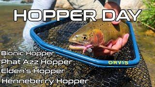 Hopper Day | Which Hoppers Will They Eat? | Fly Fishing