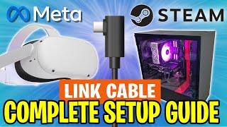 How to PLAY PC VR GAMES on your Quest VR headset | Meta Quest Link SETUP GUIDE!