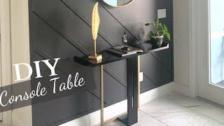 Easy DIY Entry Table - I made this | #diy #diyconsoletable #diyentrytable