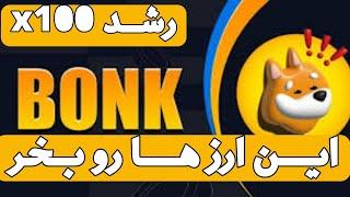 بونک Bonk رشد تا 1000x رشد این ارز ها رو بخر رشد شدیدی در 2024 در راه دار