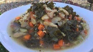 Fresh Kale Soup With Bacon & Butter Beans-Comfort Food Recipes-Restaurant Style