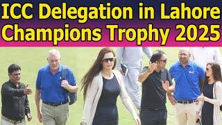 ICC delegation reached Gaddafi Stadium Lahore | Inspected Construction and Preparations