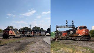 Train Meet! CN 425 & CN 122 Paris Ontario Canada September 21, 2024