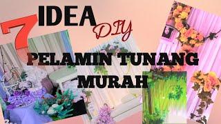 7 idea Diy pelamin tunang murah