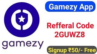 Gamezy App Refferal Code | Gamezy Refer Code | Gamezy invite code | Gamezy Se Paise Kaise Kamaye