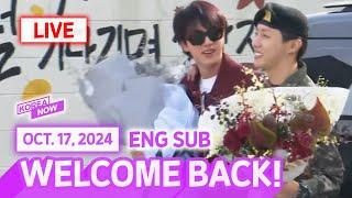 [FULL VER. / REAL-TIME ENG SUB] BTS j-hope completes army service