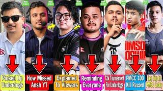 4k Esports Picked Up Underdogs?| How Ansh Missed In PMSL Night | Cr7 & Ninja Explained | T2k & PMCC