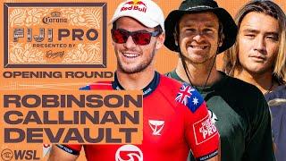 Jack Robinson, Ryan Callinan, Imaikalani deVault | Corona Fiji Pro presented by Bonsoy 2024