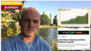 Layoffs at John Deere blow up investment thesis on food shortages; US farmland to see liquidation