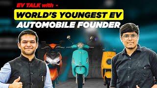 EV Talks with Raj Mehta Founder of Greta Electric Scooters | World's Youngest EV Automobile Founder