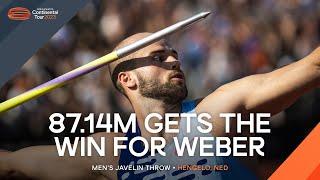 Weber dominates the javelin throw | Continental Tour Gold 2023