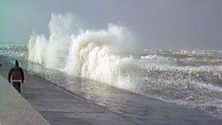 Winter auf Baltrum 1983/84 - Sturmflut