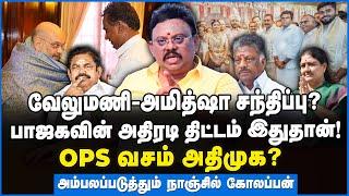 OPS வசம் அதிமுக? பாஜகவின் அதிரடி திட்டம் இதுதான்!அம்பலப்படுத்தும் நாஞ்சில் கோலப்பன் #admk #epsvsops