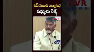 ఏపీ నుంచి రాజ్యసభ సభ్యులు వీళ్ళే | Rajya Sabha Members | Shorts | CVR NEWS