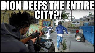 Dion Beefs The Entire City?!| GTA RP | GrizzleyWorld Whitelist