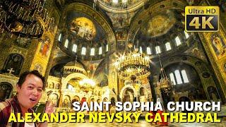 Best of Sofia (4K) - Cathedral Saint Aleksandar Nevski, Tomb of Unknown Solider, Saint Sophia Church