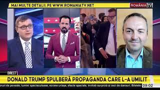 Donald Trump, prima apariție după victorie. A fost primit cu aplauze și urale