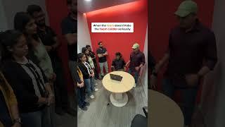 When the team doesn't take the Team Leader seriously !