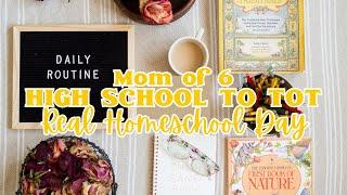 Homeschool Mom Routines | Homeschool Mom of 6 DAY IN THE LIFE